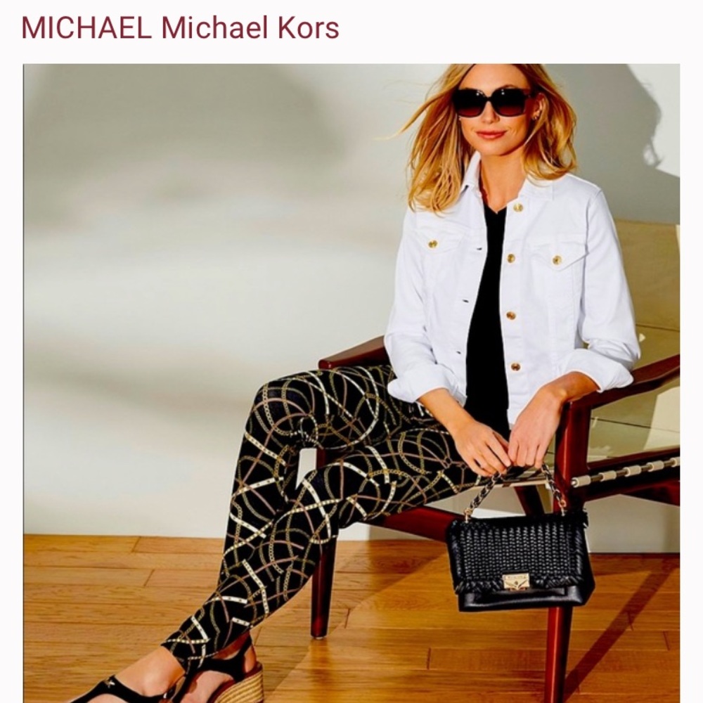 Michael Michael Kors white denim jacket